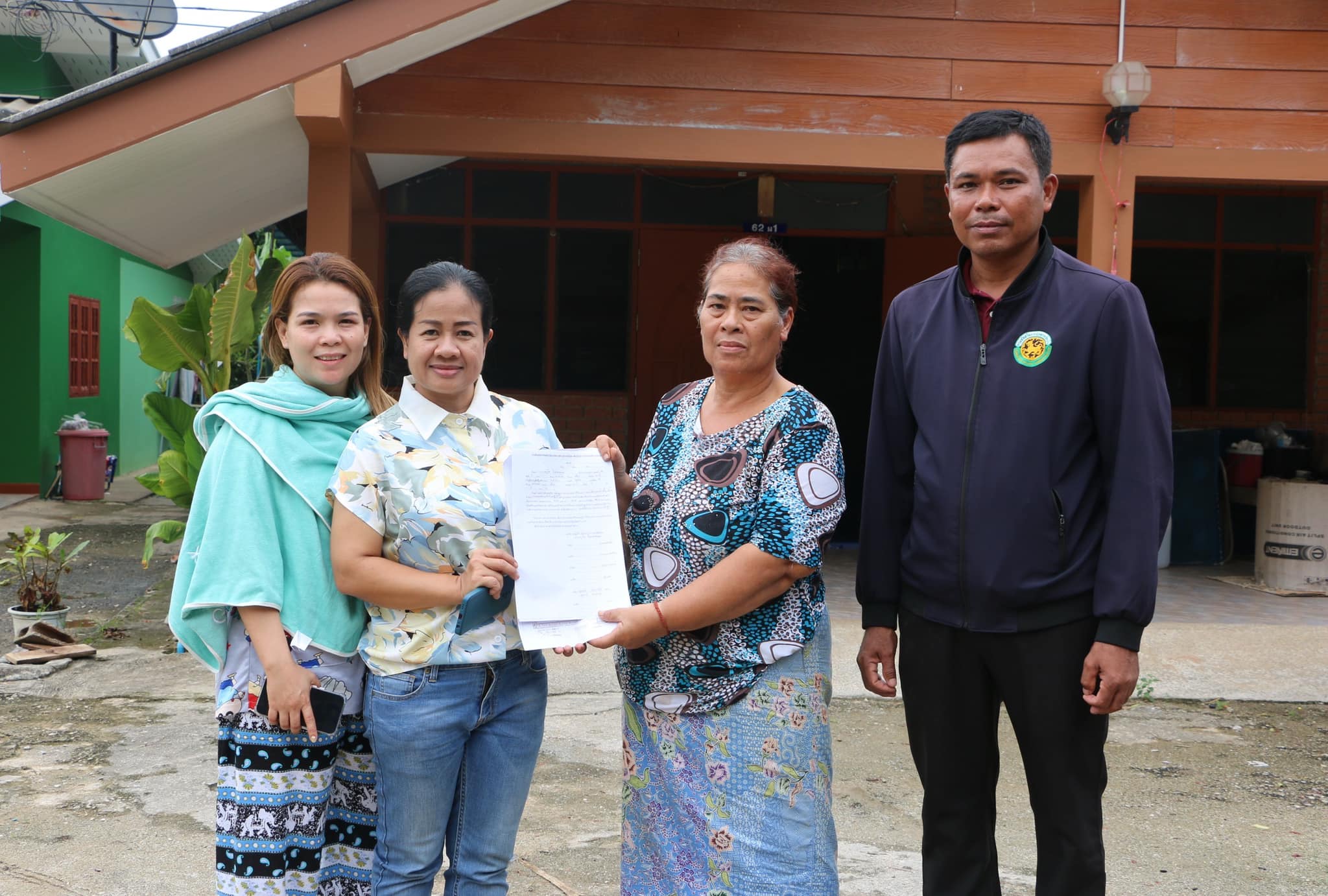ร่วมลงพื้นที่ ชุมชนบ้านหน้าชิง สำรวจพื้นที่เพื่อขุดเจาะบ่อบาดาลในการหาแหล่งน้ำ
