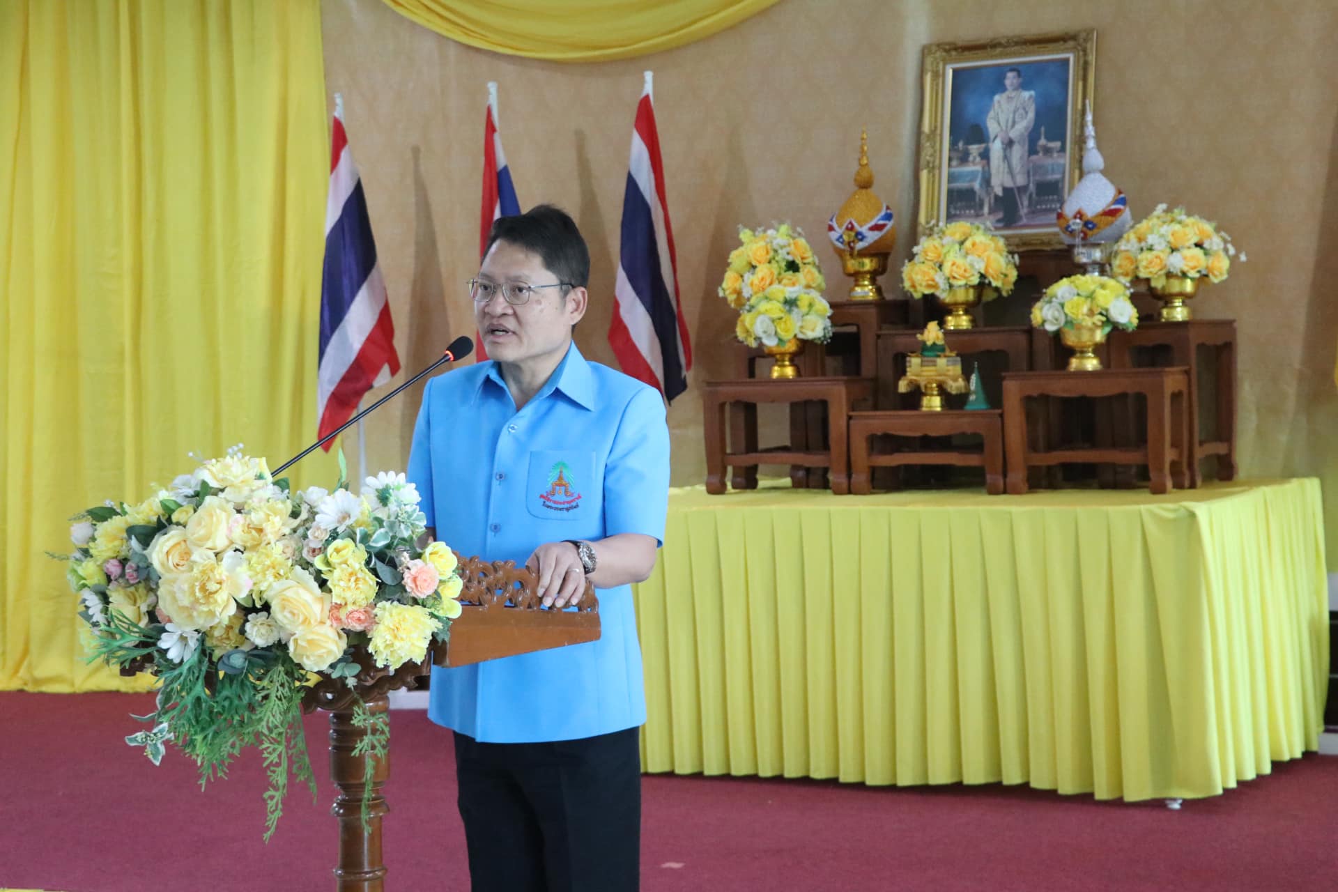 พิธีเชิญสิ่งของพระราชทานช่วยเหลือผู้ประสบอัคคีภัยมูลนิธิราชประชานุเคราะห์ ในพระบรมราชูปถัมภ์