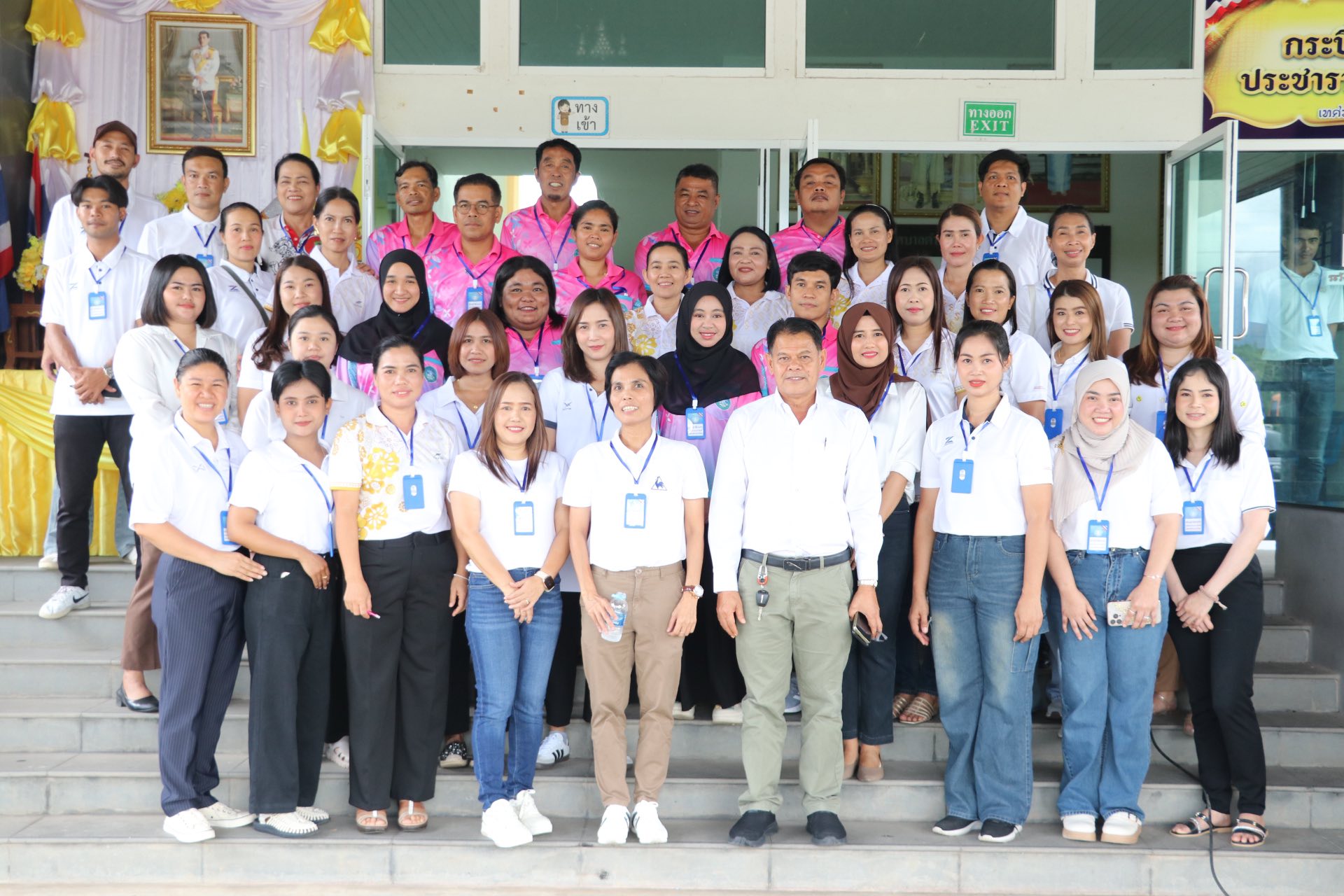 ภาพบรรยากาศการรับหีบบัตร บัตรเลือกตั้งนายกเทศมนตรีและสมาชิกสภา