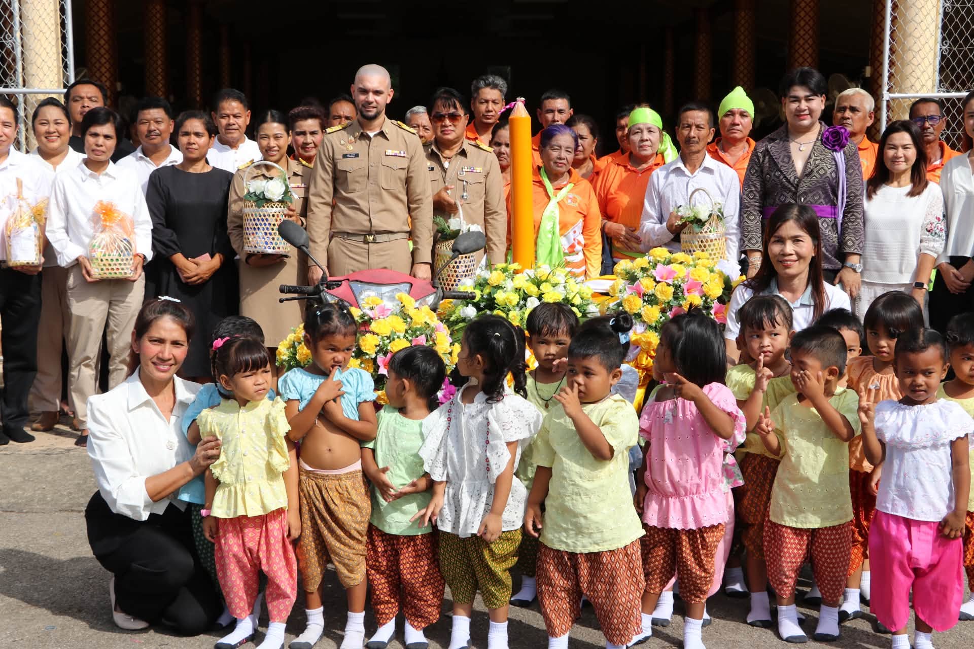 #ร่วมถวายเทียนพรรษา ผ้าอาบน้ำฝน และเครื่องไทยธรรม ณ วัดโพธิ์เรียง ตำบลกระบี่น้อย อำเภอเมืองกระบี่