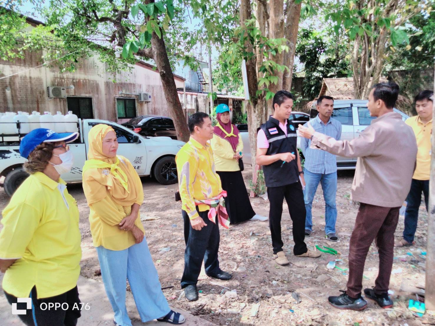 ร่วมปรึกษา หารือ วางแนวทางกำหนดการแก้ไขปัญหาการทิ้งขยะ กำหนดจุดทิ้งขยะ