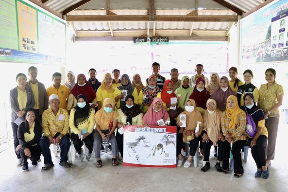  ร่วมรณรงค์ทำความสะอาด ปรับปรุงภูมิทัศน์ จุดรวบรวมขยะ และรณรงค์กำจัดแหล่งเพาะพันธุ์ลูกน้ำยุงลายป้องกันโรคไข้เลือดออก